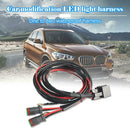 1 to 2 Wiring Harness Relay Fuse Kit 40A 12V for Offroad LED Work Light Bar