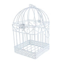Iron Birdcage Shape Succulent Pot Metal Hanging Planter Plant Holder - 13cm