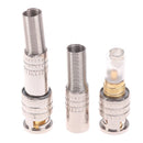2Pcs BNC Male Solderless Connector For Security CCTV Camera Coax Video AdapSEAU