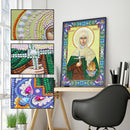 5D DIY Special Shaped Diamond Painting God Cross Stitch Kit Home Wall Decor