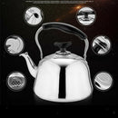 2-Pack Stainless Steel Water Pot Whistling Tea Kettle Kettle Stovetop 1L 2L
