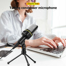 Condenser Microphone with Tripod PC Online 3.5mm Omnidirectional Speaker