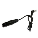 90 Degree Right Angle DC to 4pin XLR Adapter Converter Adaptor Power Cable Cord