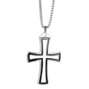 Fashion Cross Necklace Hip Hop Stainless Steel Pendant Chain Men Jewelry  A