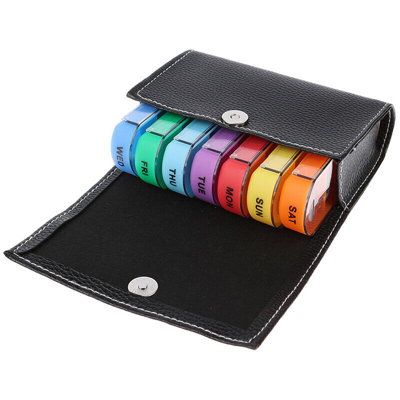 7 Days Tablet Pill Box Holder Medicine Storage Organizer Container Case Wee BX