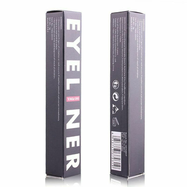Miss Rose Eyeliner Pen Black Eyeliner Pencil Stamp Double Head Liquid Eye L S8T8