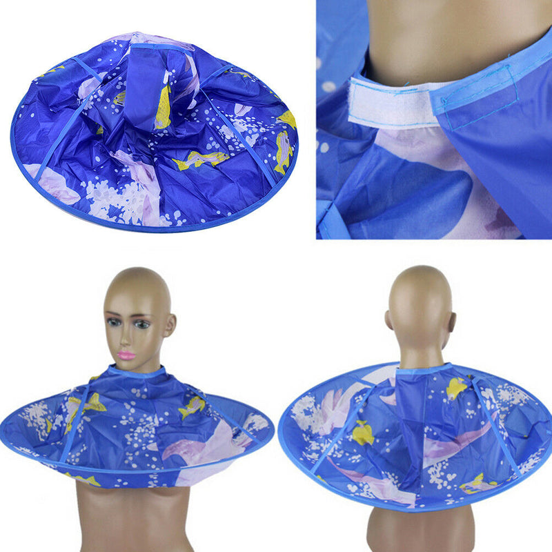 Sea Child Hairdresser Hair Cutting Cape Haircut Apron Cloak Clothes Waterpro BX