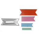 Hot 4pcs Tags Patten Stencil Cutting Dies  DIY Scrapbooking Album Craft  LJ
