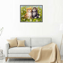Full Round Drill 5D Diy Diamond Painting "Cartoon Cat" Embroidery Cross Sti X7I7