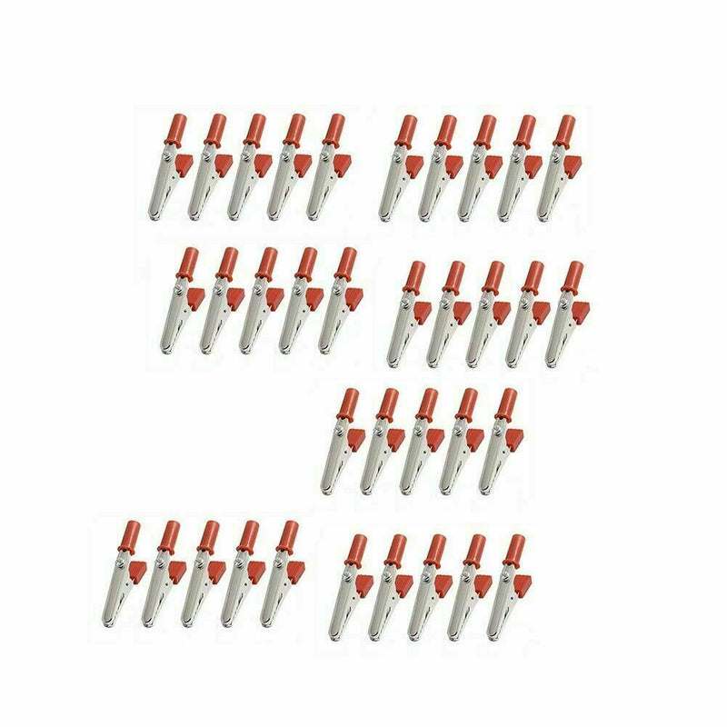 10 pcs Crocodile CLIPS For Test Leads Croc Clip Pro A5R4 C4G0