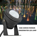 10W Underwater LED Fountain Light Remote Control RGB Waterproof Pool Garden