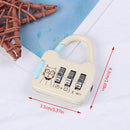 Mini Resettable 3 Digit Combination Travel Luggage Suitcase Code Lock- OZ