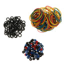 100 Tattoo Machine Rubber Bands + 100 O-Rings + 100 Grommet  Set