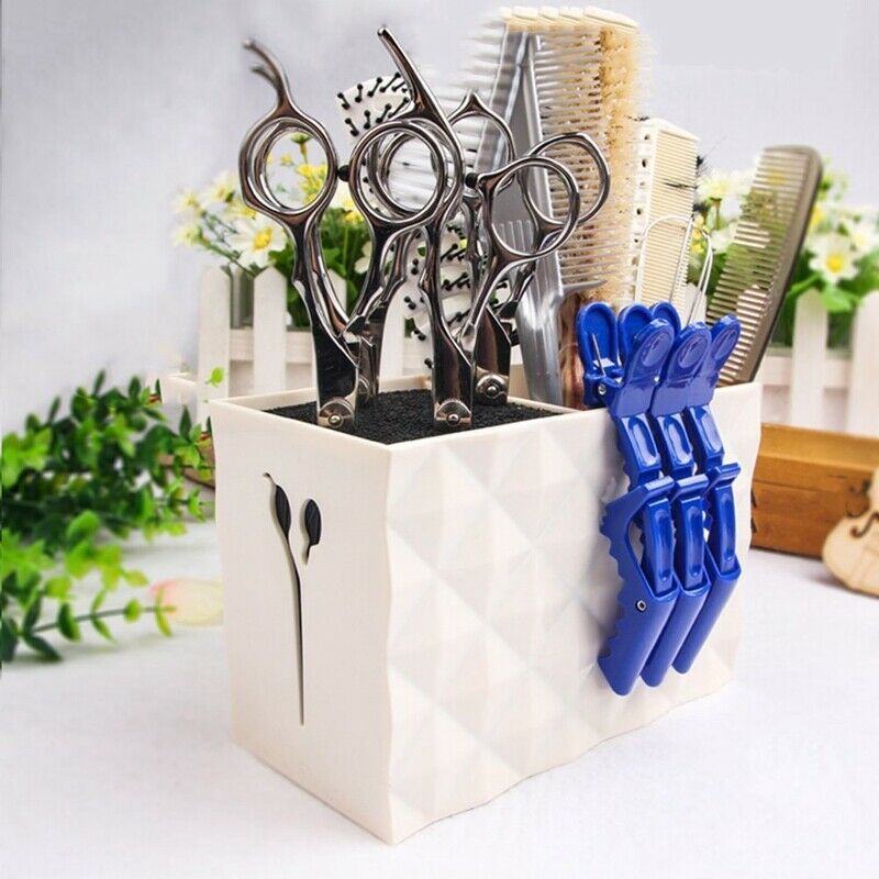 Black Professional Salon Shear Holder for Stylist Scissors Rack Holder Case V1N2