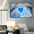 Paper Puzzles 1000pcs Heart Shape Tree Assemble for Adults Kids Jigsaw Toys