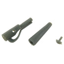 50Pcs/Sets Fishing Terminal Tackle Safety Lead Clips with Pins Tail Rubber
