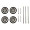 1:64 Scale 11mm Wheel Rubber Tires for Matchbox Cars Vehicles Parts B6