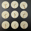 50pcs 20mm Natural Tree of Life Design Buttons Wooden Buttons for DIY Craft