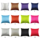 Solid Color Super Soft Cozy Velvet Sofa Pillowcover  Dark Blue_50x50cm