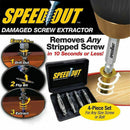 4PCS Broken Bolt Damage Screw Remover Extractor Drill Bits Easy Out Reverse Tool