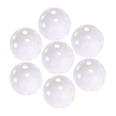 50pcs White Plastic Hollow Airflow Golf Practice Hollow Sports Training