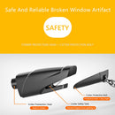 2-in-1 Car Safety Hammer Glass Window Breaker Seat Belt Cutter Escape Tool
