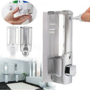 Wall Mounted Shampoo Soap Dispenser Sanitizer Bathroom Shower Liquid Lotion