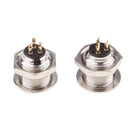 2Pieces Metal 3Pin Mini XLR Connector Plug Male Audio Microphone Connector