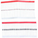 100 pcs Rectifier Diode kit,IN4148 IN4007 IN5819 IN5399 FR107 FR207 IN5408