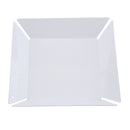 Iron Snacks Platter Jewelry Cosmetics Display Organizer Tray White Square S
