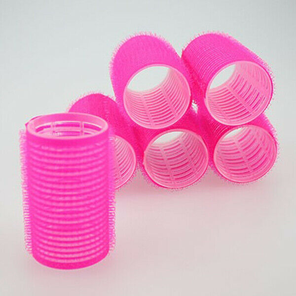 16x Hair Rollers Curlers Self Grip Holding Rollers Hairdressing Curlers Hai W1M8