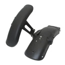 1Set Black Metal Motorcycle Rear And Front Fender Mud Guard Cover Protector C4R1