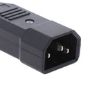 3 Pin IEC 320 C14 Male Plug Rewirable Power Connector Socket AC Panel SockeME