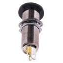 1pc Long Threaded Stereo Brown Copper Output Jack for Electric Guitar Bass A