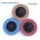 2-Inch Roloc Sanding Discs Fine Medium Coarse Assorted Pack 45Pcs Roll Lock