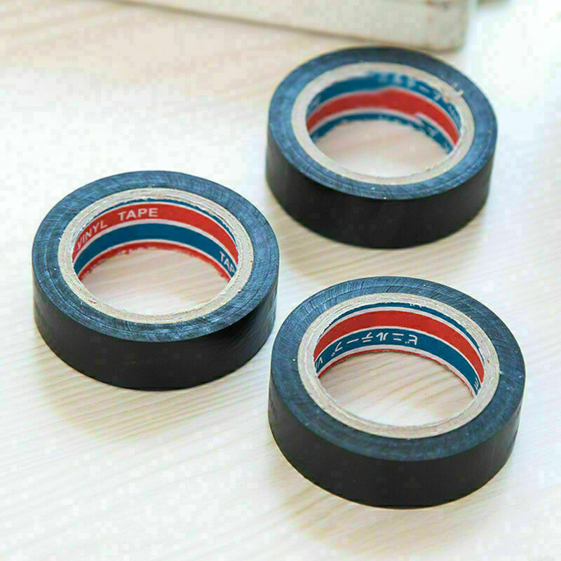 0.6cm*6m 1 Roll of PVC Electricians Electrical Insulation Band best BLACK M U9A2