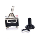 1 X SPST 2Pin Heavy Duty 20A 125V ON/OFF Rocker Toggle Switch Waterproof Boot3CG