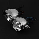 1 Pair Universal Retro Bullet Shape DC 12V Motorcycle Fog Lamps Headlights