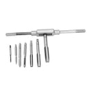 8pcs Metal Screw Taps Thread Metric Machine Wrench Holder Hand Hinge Set
