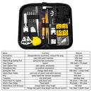 148pcs Professional Watch Case Opener Link Pin Remover Screwdriver Repair Tool