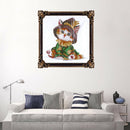 5D DIY Diamond Painting Cute Cat Cross Stitch Embroidery Rhinestones Kits 1