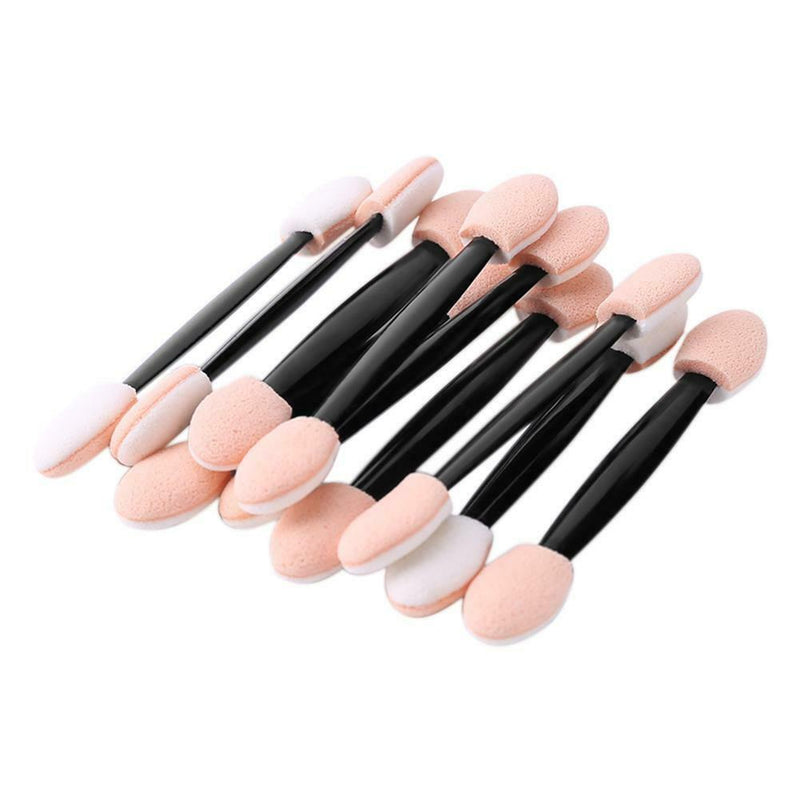 10pcs Sponge Eyeshadow Stick Double-side Disposable Eye Shadow Brush (10pcs A