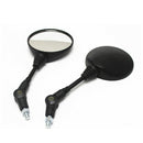 1 Pair Motorcycle Scooter Handlebar Rearview Side Mirrors 10mm Thread New UOK