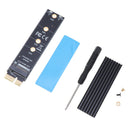 Lovoski M.2 NVMe SSD to PCIe Card with  Sink for NGFF M-Key SSD