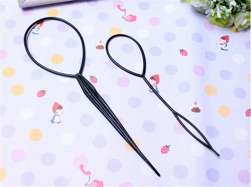 1Pair Pack of Topsy Hair Braid Pony Tail Maker Styling Tool Hair Pattern Z