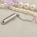 Cylinder Cremation Keepsake Memorial Urn Necklace Ashes Holder Link Chain