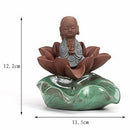 Home Decoration The Little Monk Lotus Flower Censer Blackflow Incense Cones