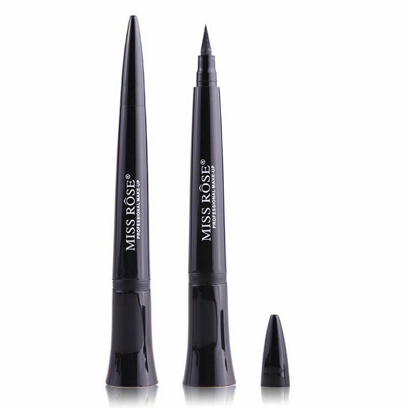Miss Rose Eyeliner Pen Black Eyeliner Pencil Stamp Double Head Liquid Eye L M3D7