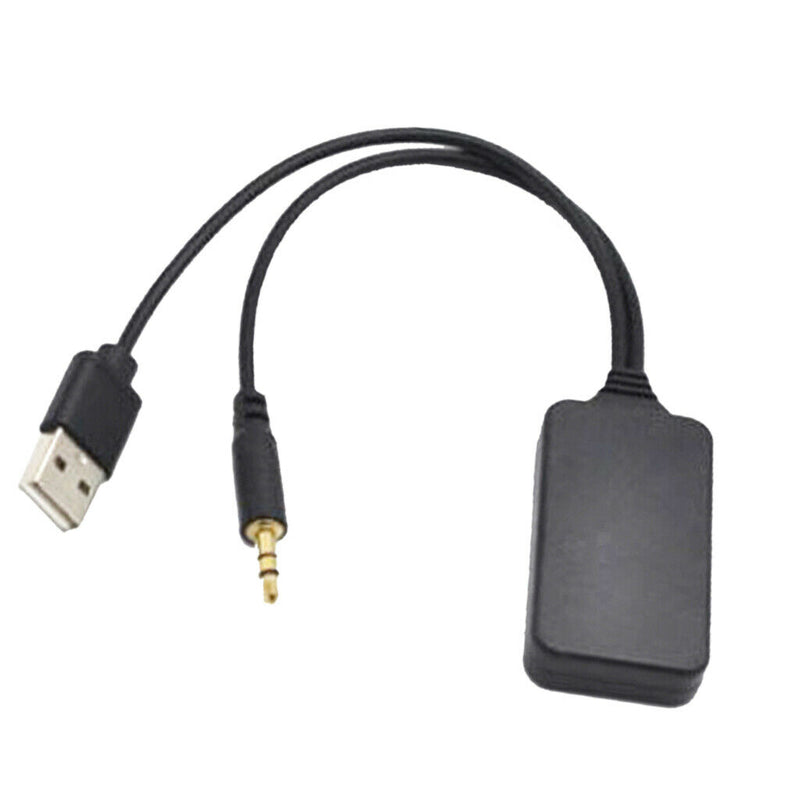 Bluetooth 4.0 Audio Adapter 3.5mm & USB Port Cord Wire Car Kit for BMW