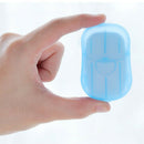 Disposable Paper Soap Travel Portable Hand Washing Cleaning Soap Blue